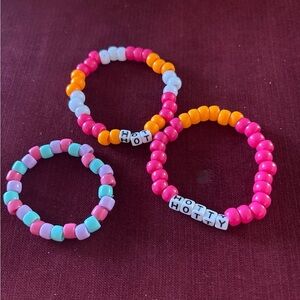 3 Handmade EDC Bead Bracelets